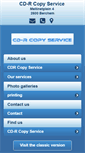 Mobile Screenshot of cdrcopyservice.be